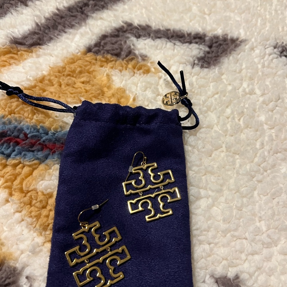 Tori Burch Double T dangle earrings